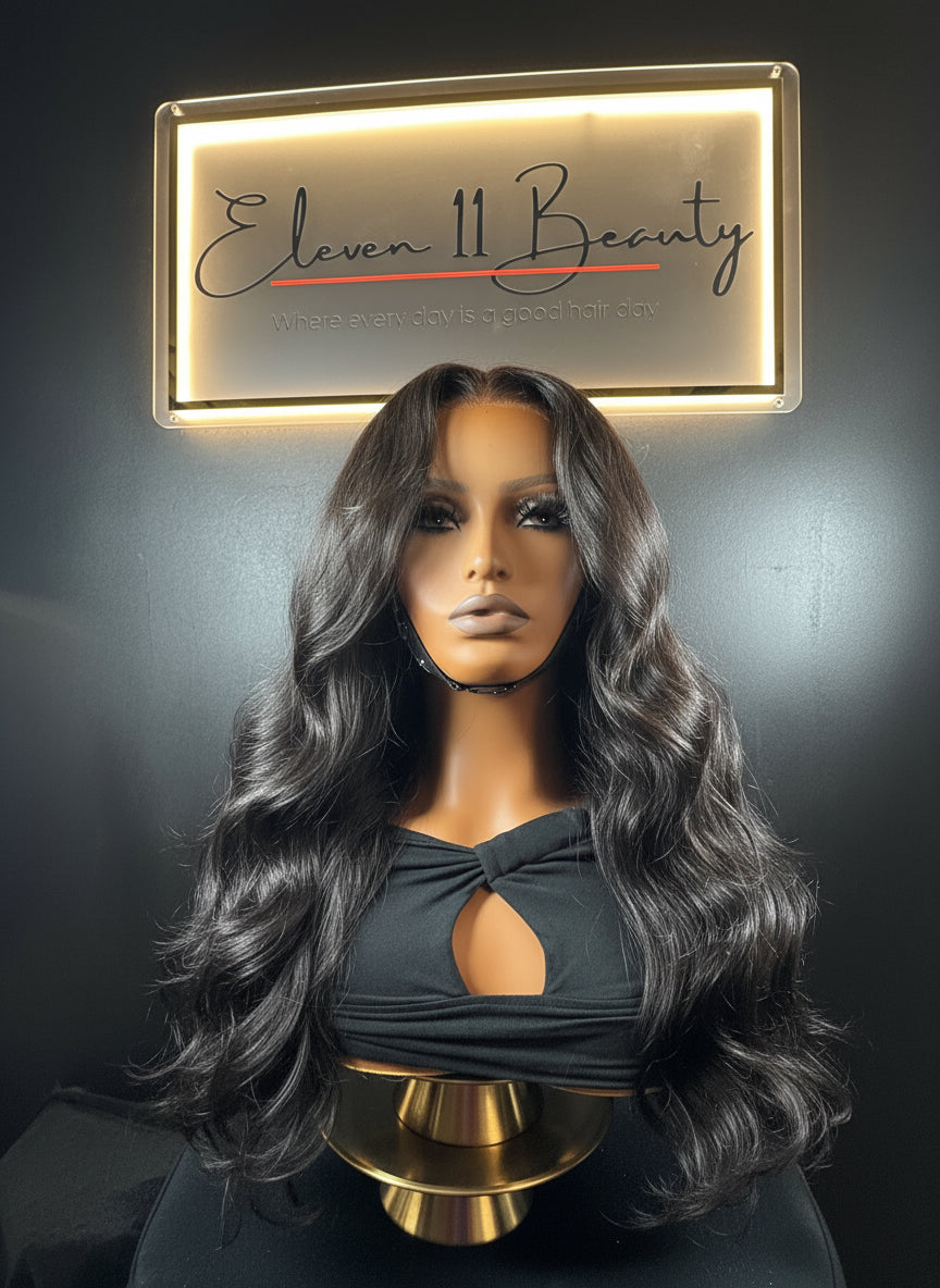 Effortlessly Sleek 5x5 HD Glueless Closure Wig (Raw Indian)