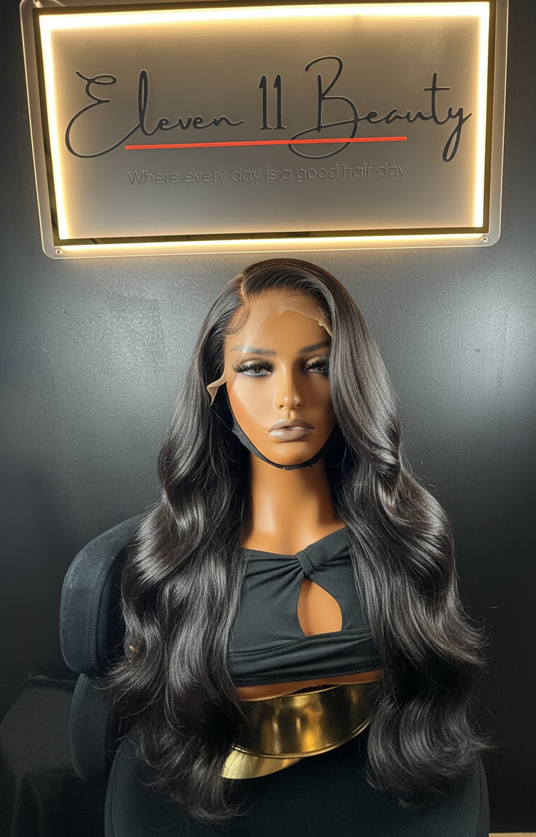 Effortlessly Sleek 5x5 HD Glueless Closure Wig (Raw Indian)