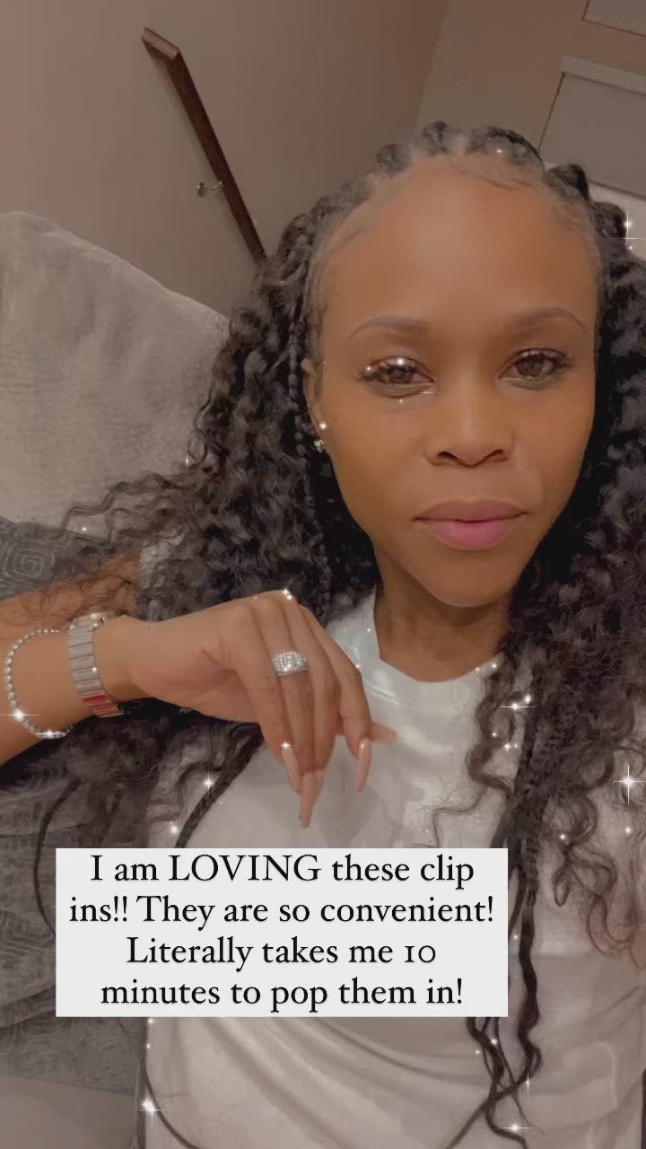 RAW VIETNAMESE CURLY CLIP IN EXTENSIONS (200 Grams) (Custom Order)