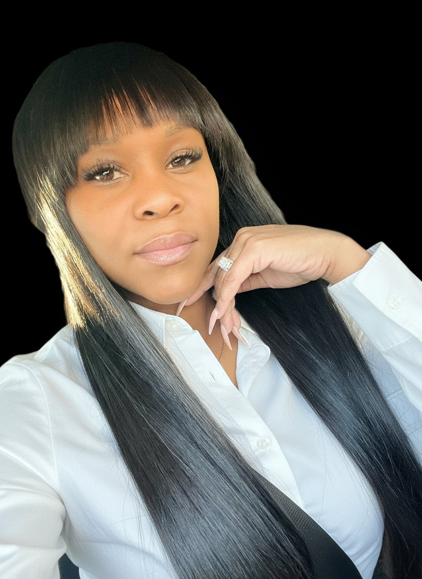 Effortlessly Sleek 5x5 HD Glueless Closure Wig